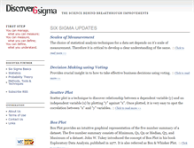 Tablet Screenshot of discover6sigma.org